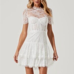ASTR the Label Leilani Lace Bustier Mini Dress